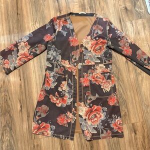 Solitaire Anthropologie Suede Cardigan